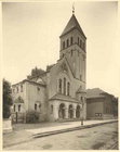 St. Ursula, Dsseldorf-Grafenberg, nach der Zerst”rung 1945, Bild 1.